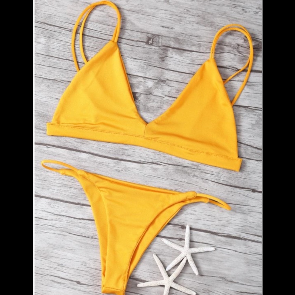 Yellow Swimsuit